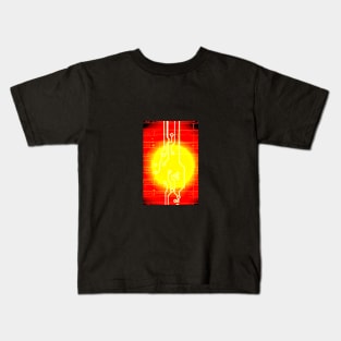 Red circuit board Kids T-Shirt